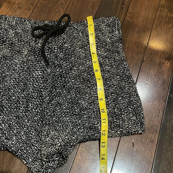 Storm & Marie knit lounge shorts Drawstring Black & white Loungewear Size S - Picture 7 of 9